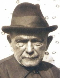 Ship master Geert Dinkla later in life