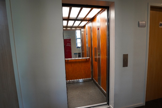 Elevator in the building