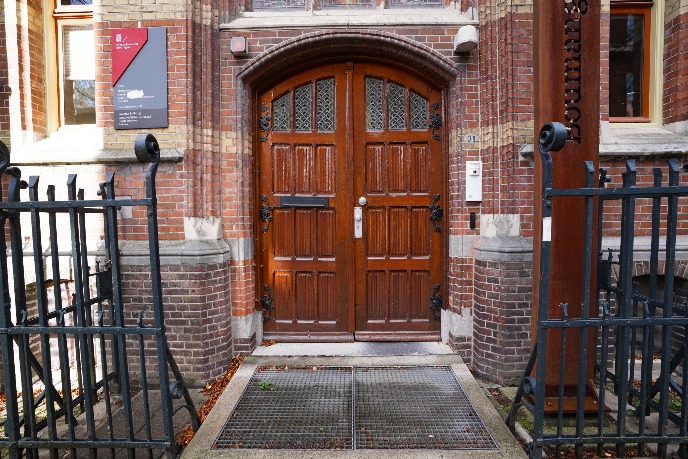Main entrance of the building