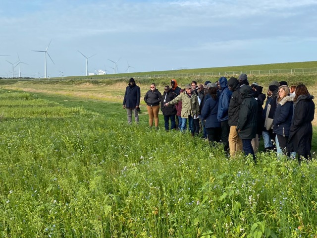 Cultural Geography students on a fieldtrip with the Global Center on Adaptation