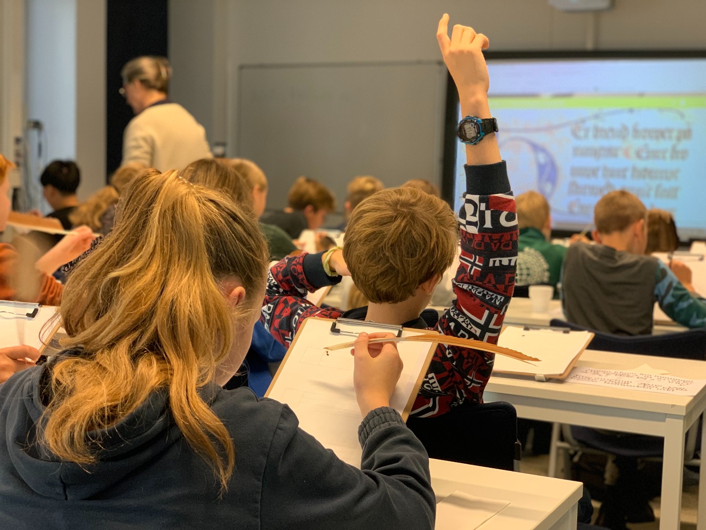 Workshop ganzenveer schrijven - Tresoar