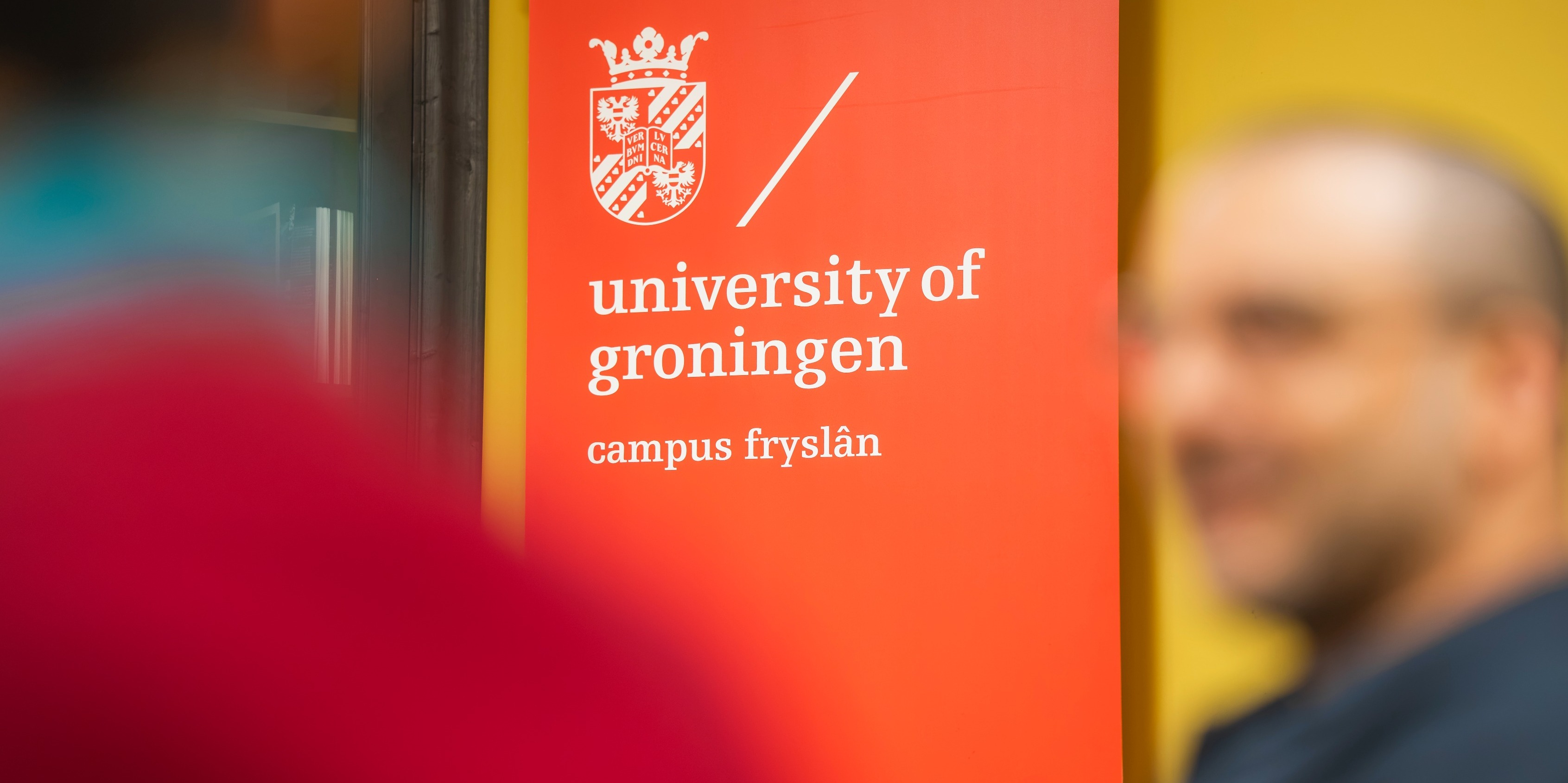 Campus Fryslan banner met logo