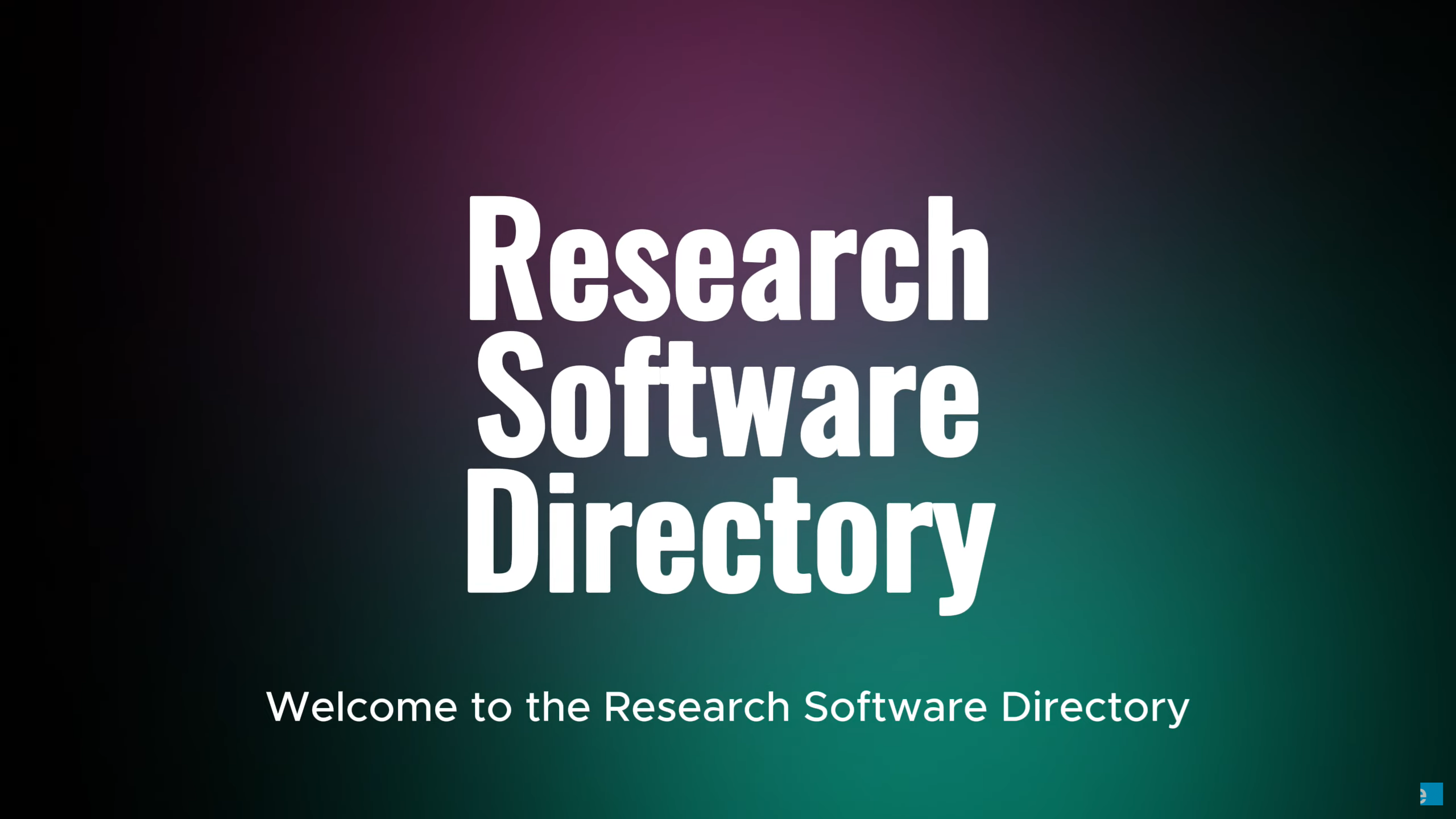 Show your research software to the world with the Research Software Directory. 