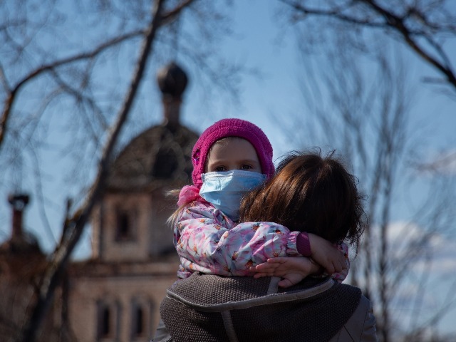 Coronavirus child in mask