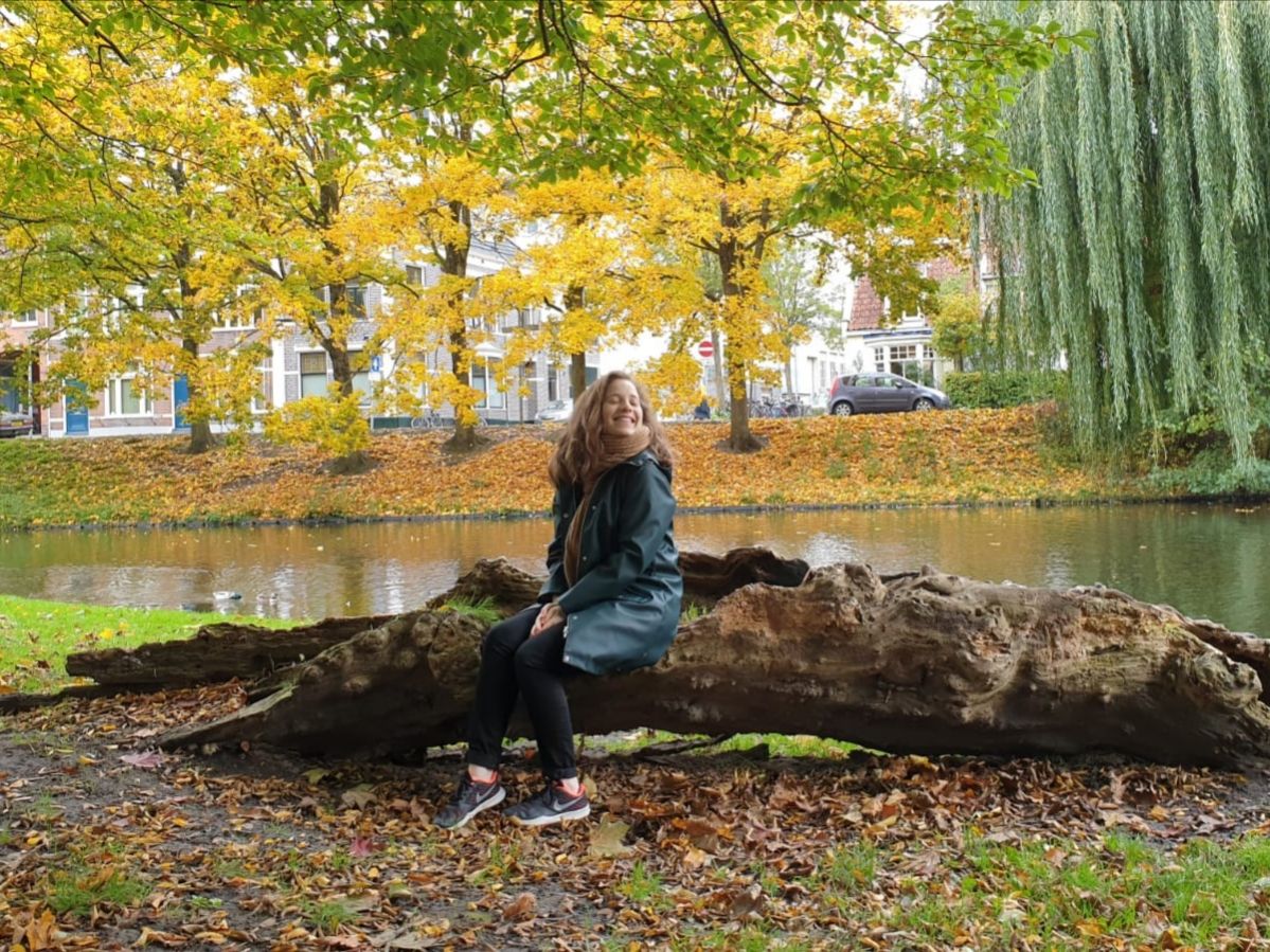 Avital exploring Groningen