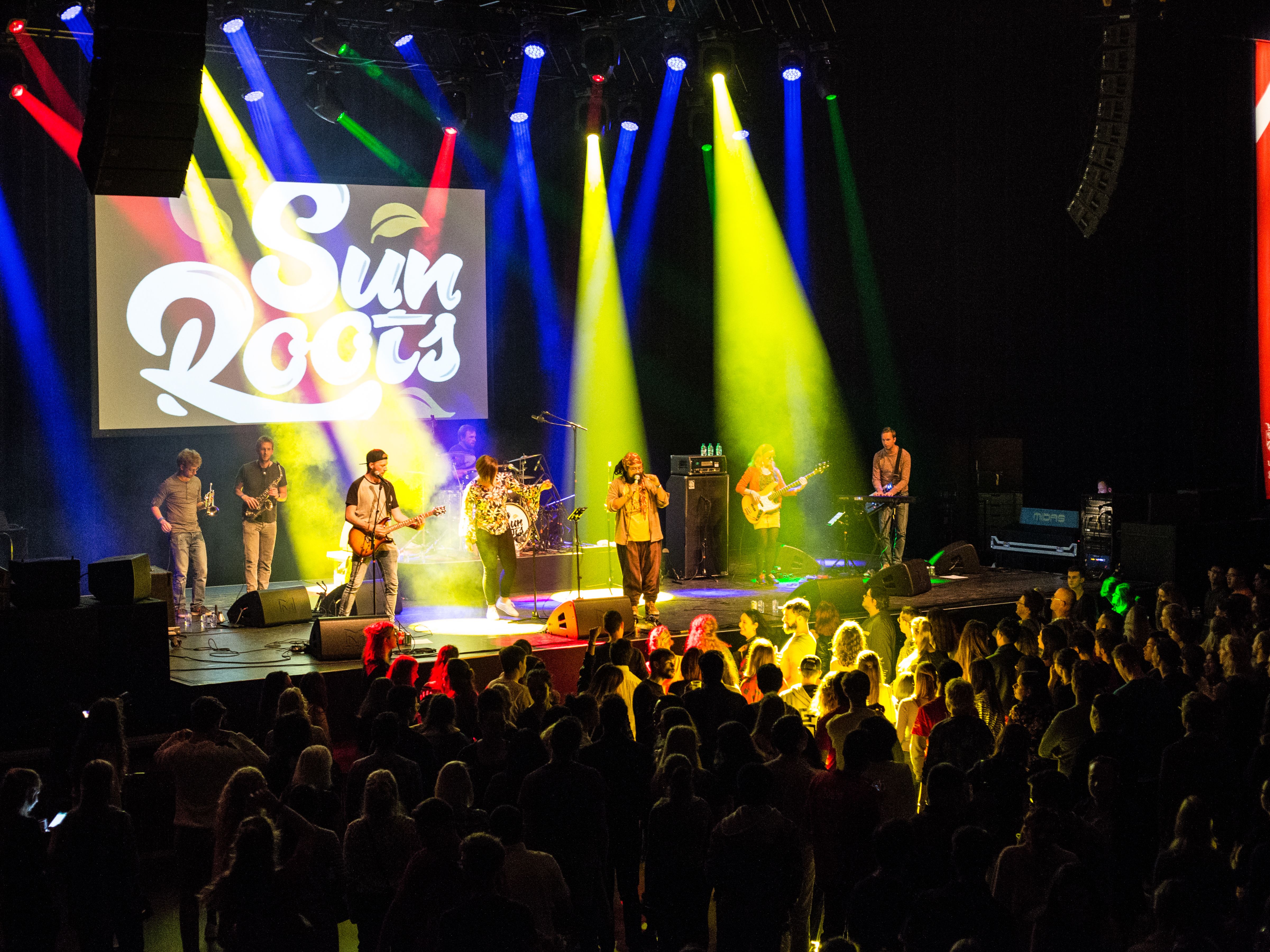 Sunroots were one band to perform at the Welcoming PARTY