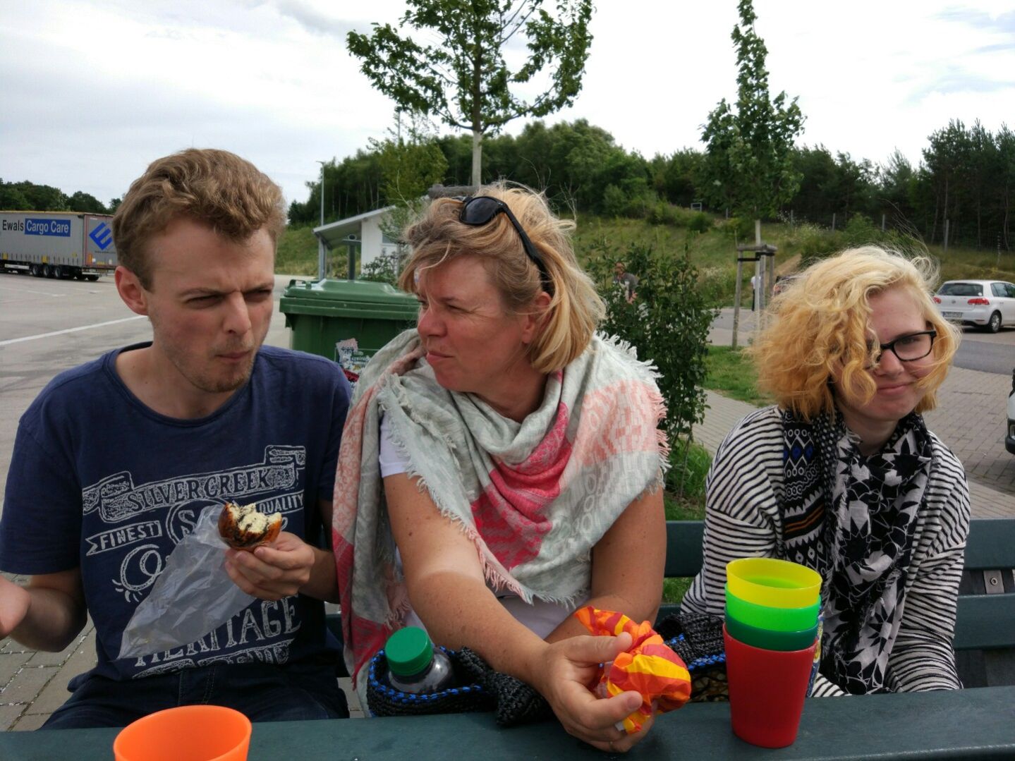 Clearly no one's having fun with the Dutch lunch option and the wind, but at least we're saving money