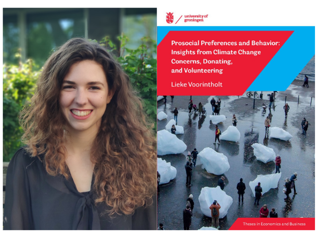 Lieke Voorintholt recently obtained her PhD at FEB