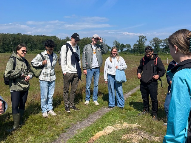 Students out in the field
