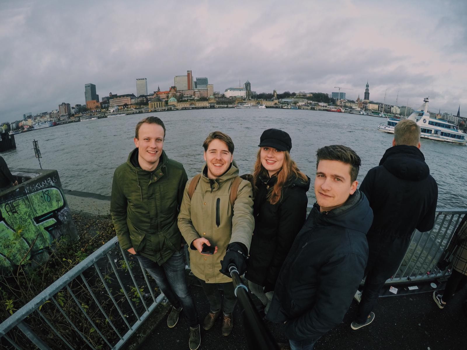 De Nederlandse studenten in Hamburg