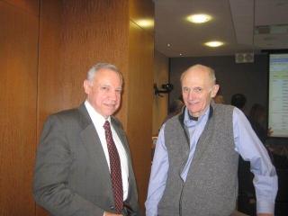 Alan Heston (r) with Fred Vogel