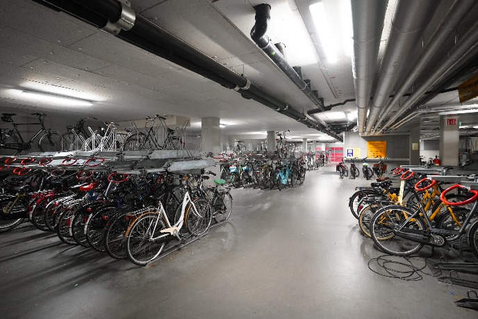 Ondergrondse fietsparkeerplaatsen op locatie