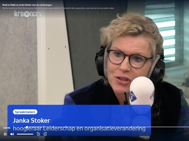 Janka Stoker bij Spraakmakers (NPO radio 1)