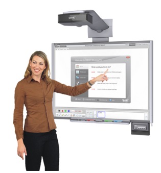 Een SMARTboard.