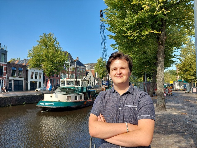 Demian Vos, tweedejaars bachelorstudent