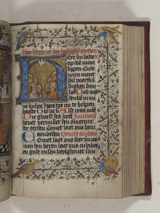 initiaal medieval manuscript
