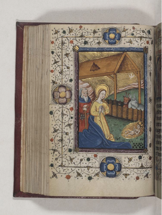 miniature medieval manuscript