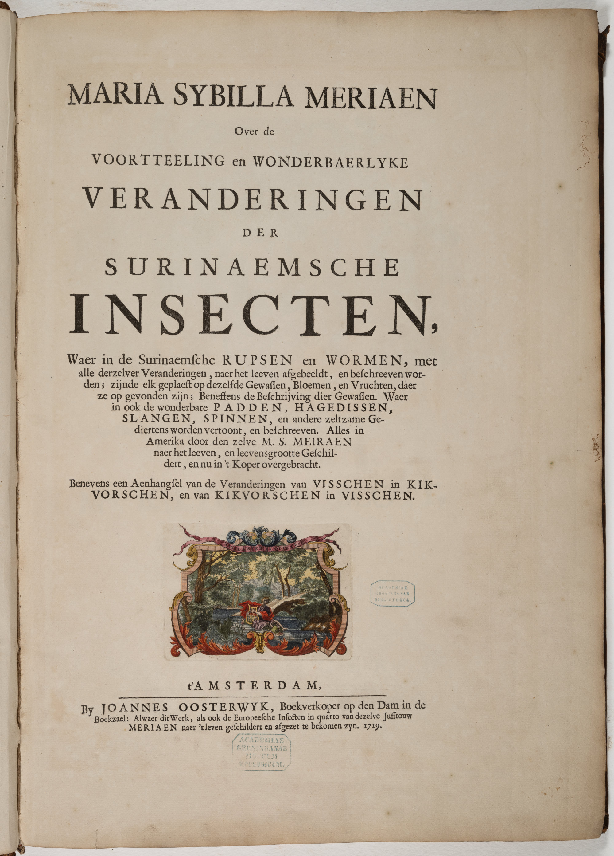 Title page Surinaemsche insecten