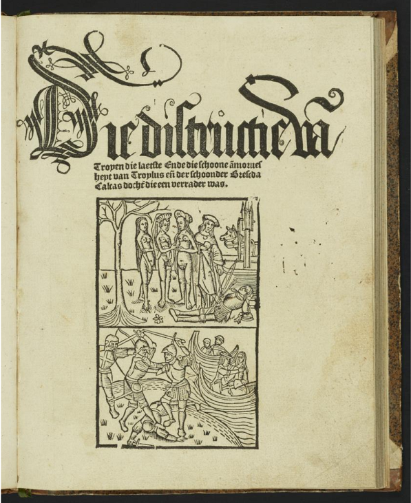 Doesborch, Jan Van, -1536, Printer, et al. Die distructie van Troyen