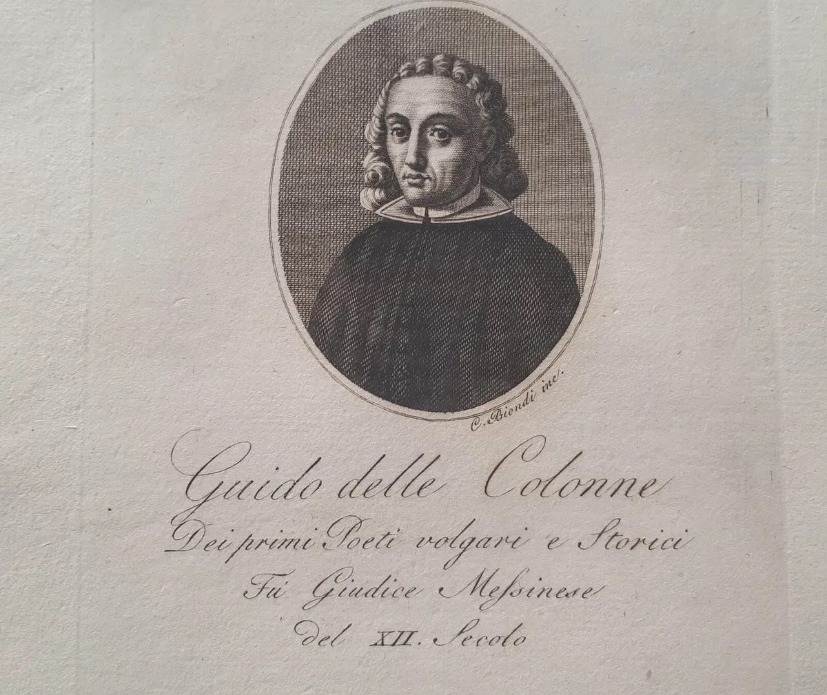 portret Guido delle Colonne