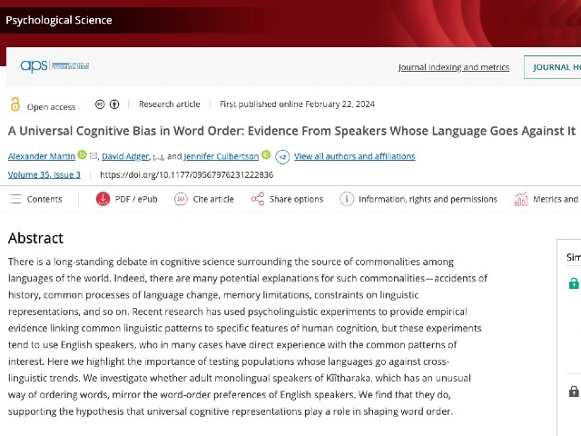 open access publication in the spotlight: June 2024