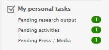 my personal tasks