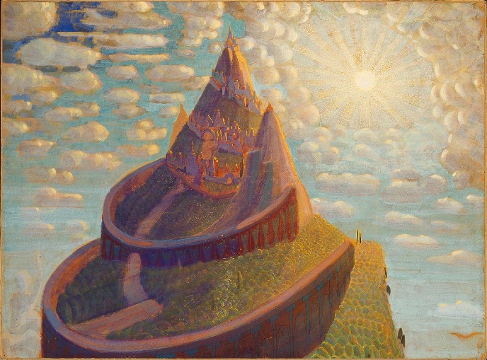 Painting "Castle" by Mikalojus Konstantinas Čiurlionis