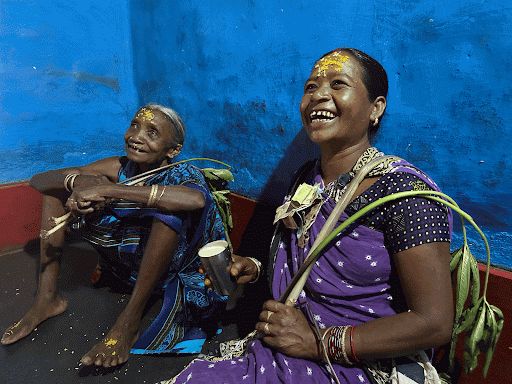The ritual singing of the ‘Mandia Rani’ (Millet Queen)’ Song while drinking traditional millet beer (landa)