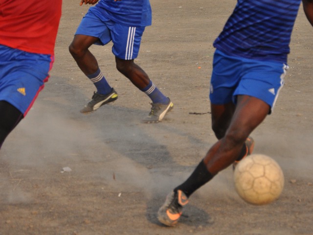 Football training in western Cameroon. Photo by the author.