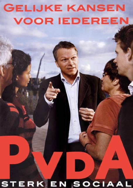 PvdA affiche met Wouter Bos, Tweede Kamerverkiezingen van 2006