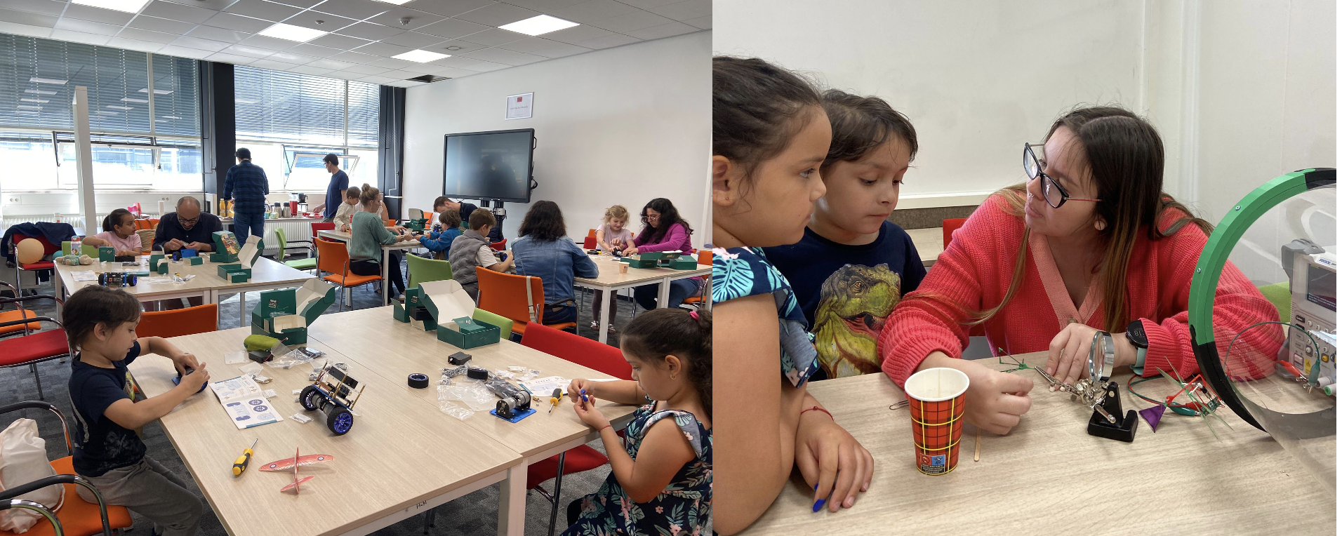 Robotics wokshop for kids and their parents