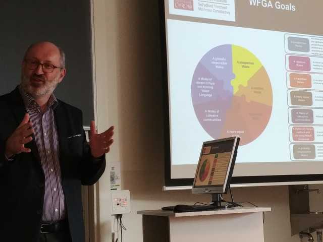 Matthew Quinn at the URSI lecture